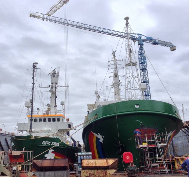 Asbest saneren Esperanza Greenpeace